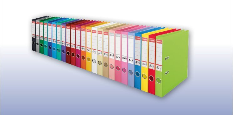 	 Biblioraft Esselte No.1 Power A4 PP/PP culori standard 75mm