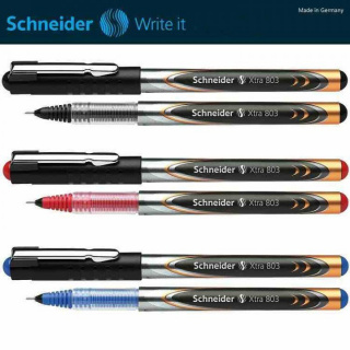 Roller cu cerneala SCHNEIDER Xtra 803, needle point 0.3mm - scriere albastra_1