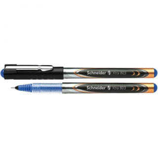 Roller cu cerneala SCHNEIDER Xtra 803, needle point 0.3mm - scriere albastra
