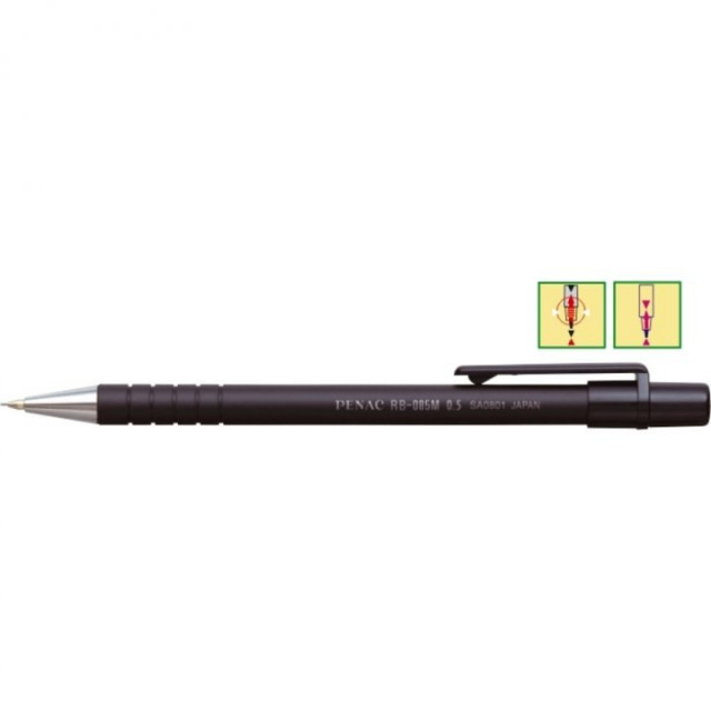 Creion mecanic PENAC RB-085M, rubber grip, 0.5mm
