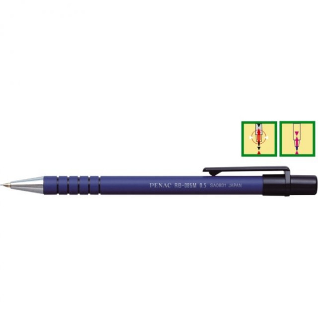 Creion mecanic PENAC RB-085M, rubber grip, 0.7mm