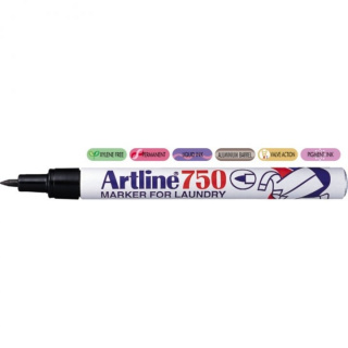 Marker  pentru textile ARTLINE 750, varf rotund 0.7mm - negru_1