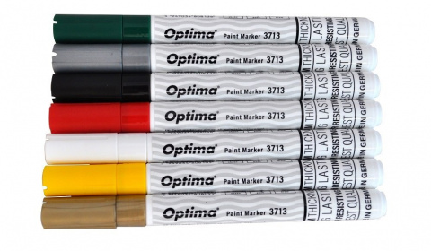 Marker cu vopsea Optima Paint 3713, varf rotund 2.0mm, grosime scriere 1-2mm_0