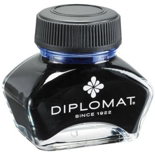 Calimara cu cerneala Diplomat, 30 ml - albastru royal