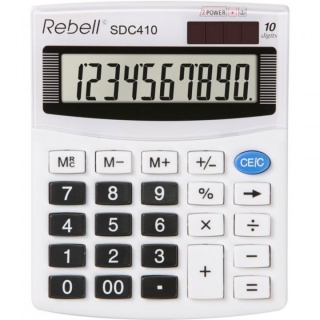 Calculator de birou, 10 digits, 125 x 100 x 27 mm, Rebell_1