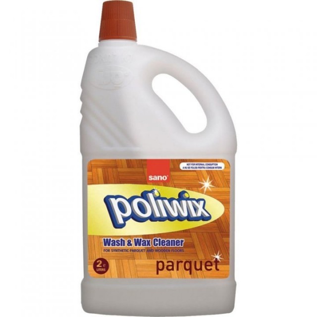 Detergent cu ceara, 1 litru, Sano Poliwix Parquet
