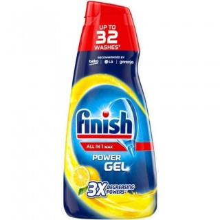 Detergent gel pentru masina vase FINISH All In One Max Lemon 600 ml